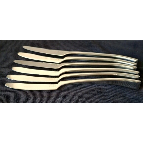 JA Henckels Zwilling BELLASERA 18/10 Stainless 6 Piece Dinner Knives Flatware - Picture 8 of 10